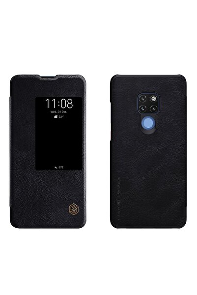 Nillkin Θήκη Qin S-View Case Μαύρη Για Huawei Mate 20 2441601