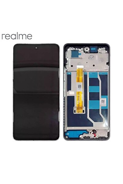 realme Γνήσια Οθόνη Και Μηχανισμός Αφής Με Πλαίσιο Μαύρο C67 4G (Service Pack...