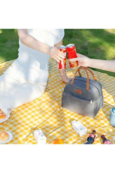 ANYUAN Lunch Bag, Reusable, Insulated Picnic Bag, Waterproof, Leak-Proof, Ins...