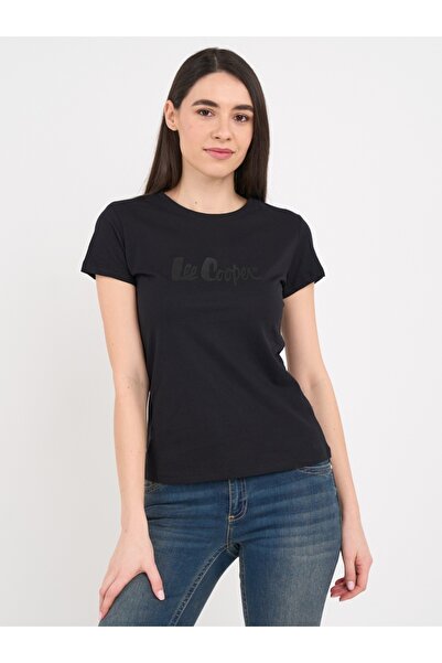 Lee Cooper - Tricou dama cu maneca scurta si detalii logo