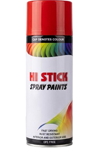 HI STICK Red Spray Paints 240gm