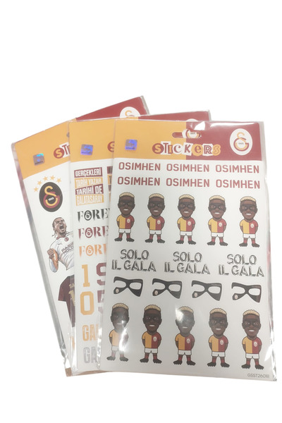 Galatasaray Sticker Sheet (72 Adet)