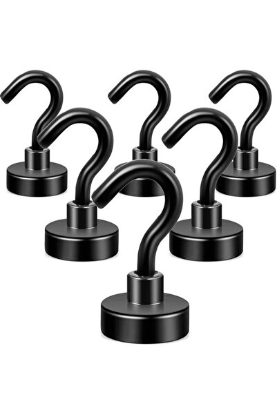 Morvena Picks Cârlige magnetice negre, cârlig de magneți de 20 lbs+ pentru fr...