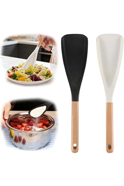 Morvena Picks Spatula multifunctionala, lingura de salata din silicon, pentru...