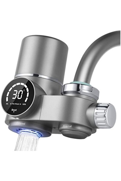 STARSTAR This faucet water purifier features an LED display and includes an e...