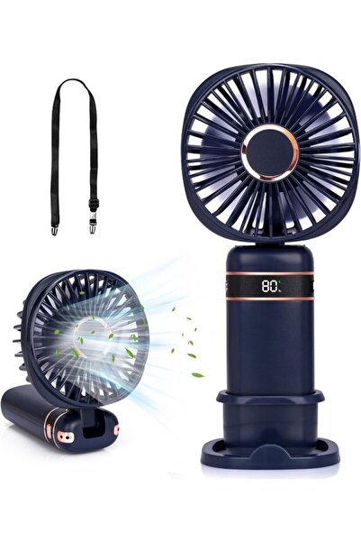 Morvena Picks Ventilator portabil USB de mână, 20 de ore+ reîncărcabil, 5 vit...