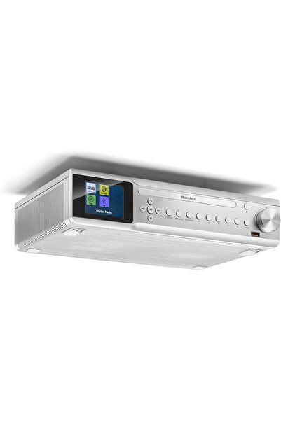 Karcher Radio de bucătărie, CD player integrat, DAB+/FM, Bluetooth, afișaj co...