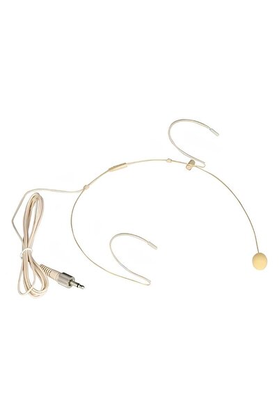 Feyel Kablosuz Mikrofonlar İçin Yedek Ten Rengi Headset Kafa Mikrofonu-3.5 mm...