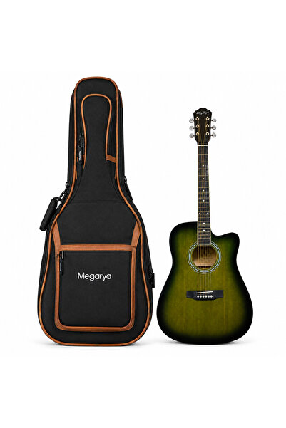 MegArya 41 Inch TBS Acoustic Guitar with Waterproof Padded Guitar Gig Bag Combo