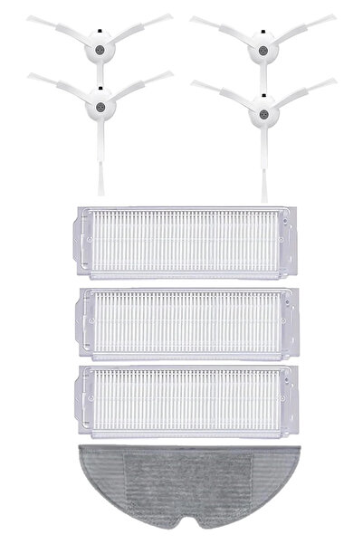 LİN GRUP Set de 8 piese de schimb compatibile cu aspiratorul robot Xiaomi Vac...