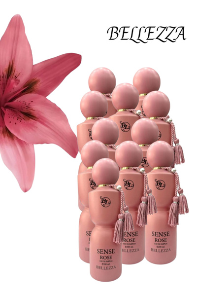 Bellezza 12 قطعة عطر سنس روز 200 مل