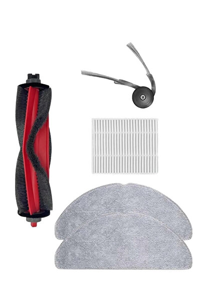 LİN GRUP Roborock Q8 + Robot Vacuum Cleaner Compatible 5-Piece Spare Parts Set
