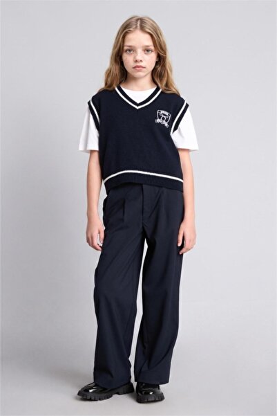 DeFacto Back to School Regular Fit Straight Leg Pants for Girls H9671A826Au