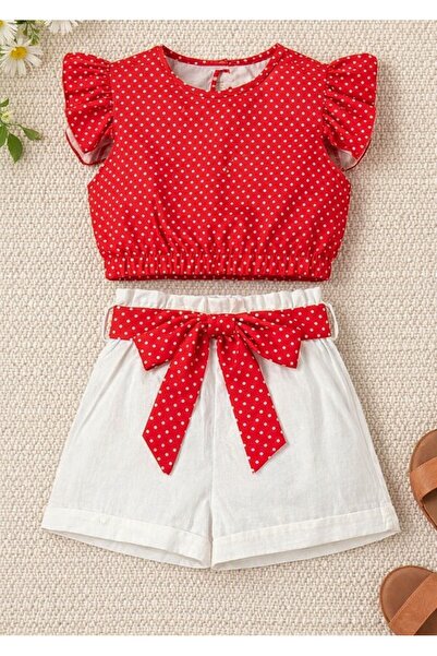 shop Girl's 2-Piece Combination Woven Set for the New Season