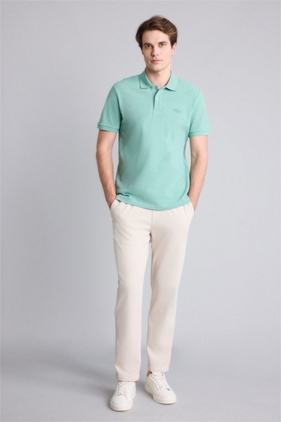 DeFacto Cotton Regular Fit Elastic Waist Straight Short Leg Trousers C6022Ax26Au