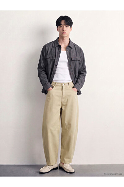 LC Waikiki Xside Beige Loose Fit Men's Jean Trousers