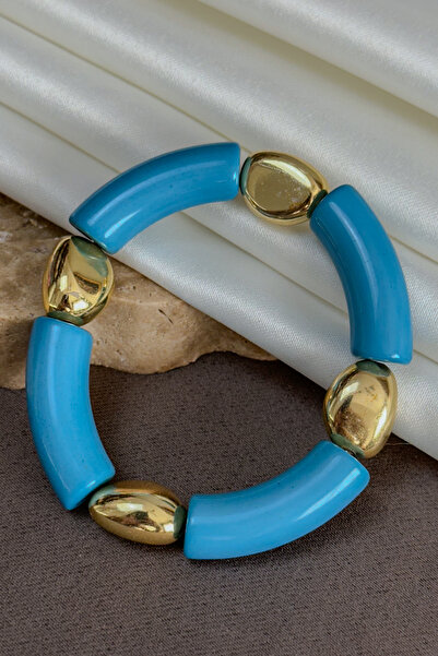 Dore Collection Bamboo Model Pipe Cut Acrylic Resin Crushed Gold Metal Detail...