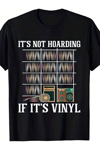 k222 (And Retro Fit All-Gender) "It's Not Hoarding If It's Vinyl" T-Shirt - V...