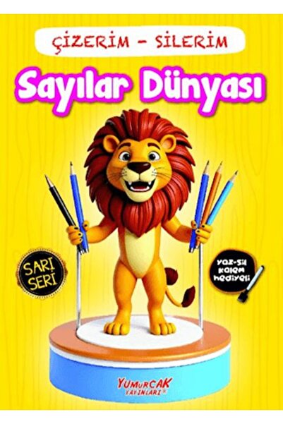 Yumurcak Yayınları Çizerim Silerim - Sayılar Dünyası