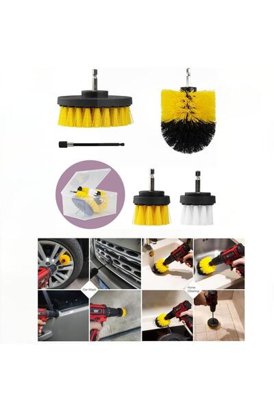 Generic Brand Home Cleaning,Car Cleaning Brush Set Drill Brush with Extension...
