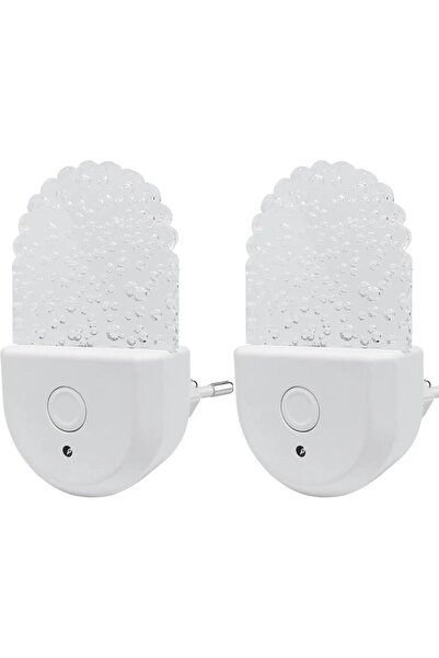 STARSTAR Nightlights 2-Pack Plug-in RGB Color-Changing LED Lights Touch-Sensi...