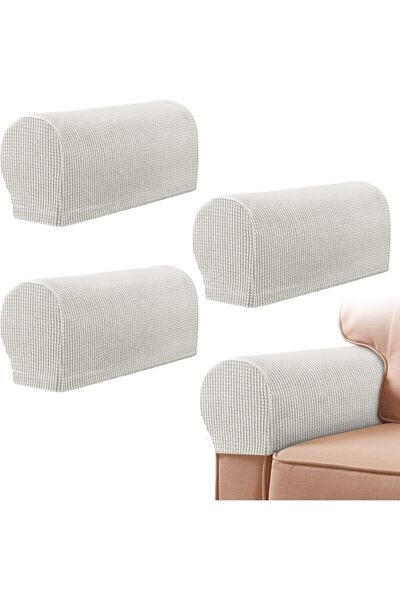STARSTAR 4-Piece Sofa Armrest Covers - Elastic Waterproof and Stain-Resistant...