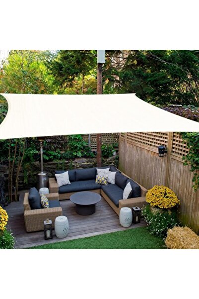 STARSTAR Square Shade Cloth (5x5m, 185g/㎡) - Breathable HDPE Fabric UV Protec...