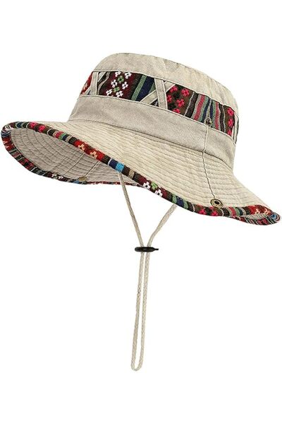 STARSTAR Men's UV-protective foldable summer hunting hat, cotton hat for hiki...