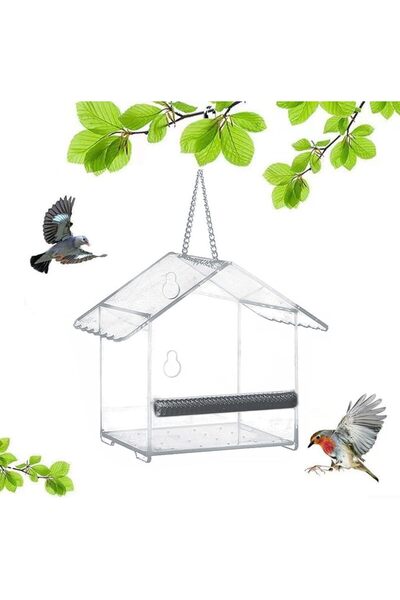 STARSTAR Hanging house bird feeder - 16x11x13 cm
