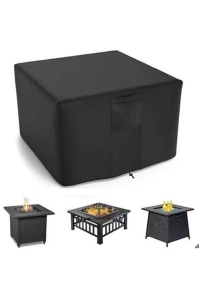 STARSTAR Gas fire basin cover, square table cover, waterproof protective cove...