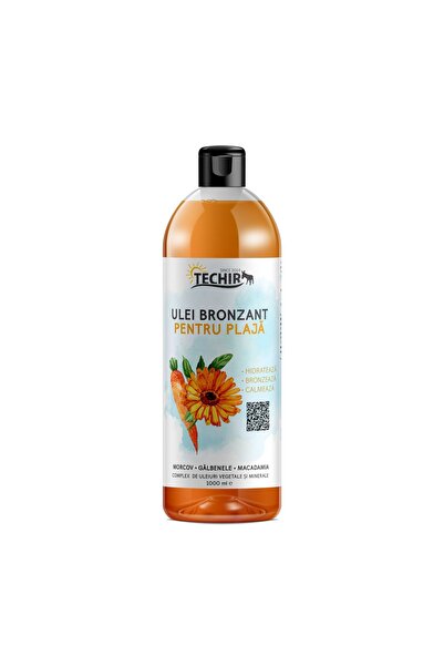 Techir Ulei de corp pentru bronzare pentru plajă 1000 ml