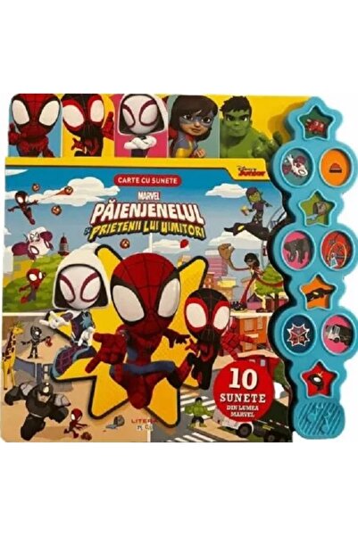 Litera Disney Marvel. Paienjenelul si prietenii lui uimitori. Carte cu sunete