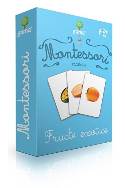 Gama Montessori. Vocabular: Fructe exotice