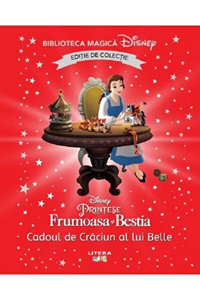 Litera Cadoul de Craciun al lui Belle. Biblioteca magica Disney