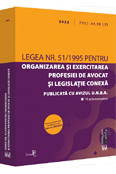 Universul Juridic Legea nr. 51 din 1995 pentru organizarea si exercitarea pro...