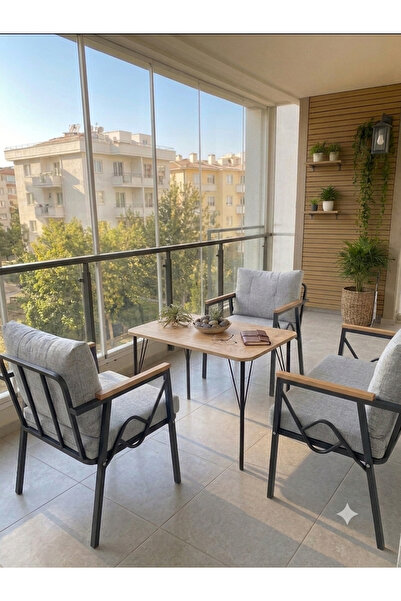 DORUK HOME Rüya model, Balkon, Bahçe, Cafe, Balkon takımı, oturma grubu, Meta...
