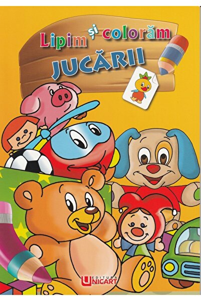 unicart Lipim si coloram: Jucarii