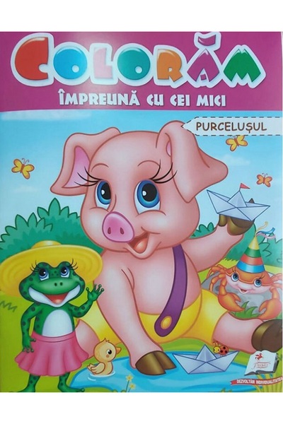 Pegas Coloram impreuna cu cei mici. Purcelusul
