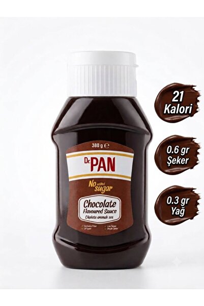 Dr Pan Şeker ilavesiz Çikolata sos-21 Kalori (380 gr)