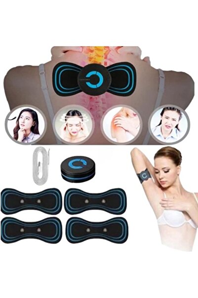 STARSTAR Neck, back, leg, knee, and muscle massage set + 4 massage pads - Ele...