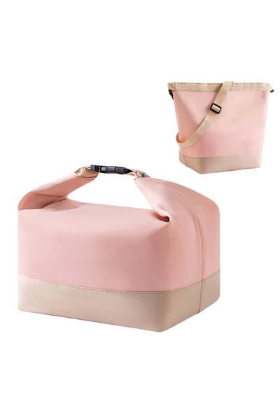 STARSTAR Work lunch box, insulated lunch bag, reusable adult lunch bag, pink