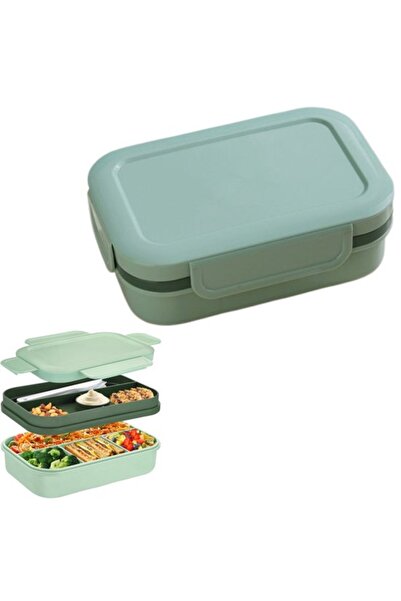 STARSTAR 1 piece Japanese-style bento box, stackable double-layer leak-proof ...