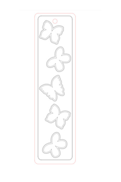 Gabcom Bookmark20 от естествено дърво, естествен цвят, 20 x 5 см, лесен за оц...