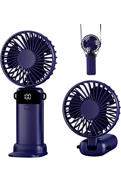STARSTAR Handheld fan, mini portable folding fan with a 2600mAh USB rechargea...