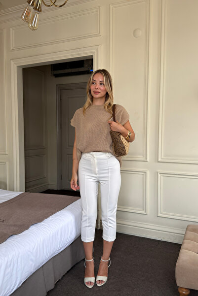 thelowely Silvery Openwork Oversized Top