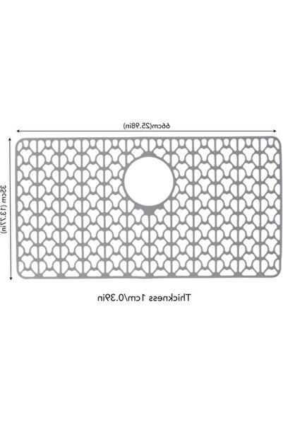 STARSTAR Silicone sink mat for kitchen sink - non-slip and dishwasher-safe - ...