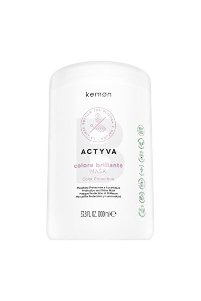 Kemon Actyva Colore Brilliante Mask – mască protectoare pentru păr vopsit, 10...