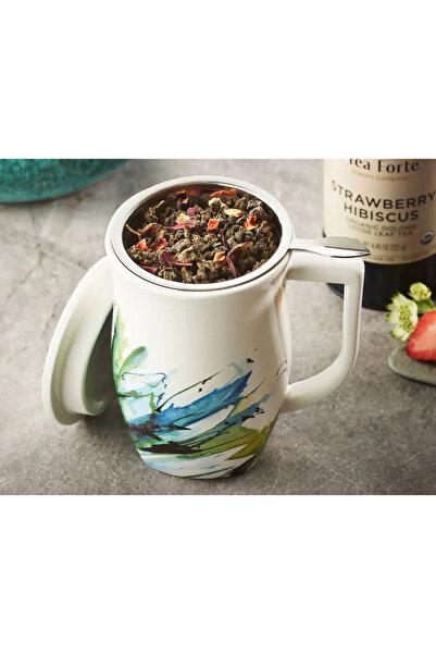 Tea Forte Cană de ceai Fiore Agave Albastră