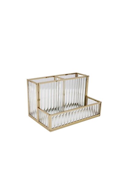 Vitale Elegant Glass Organizer 7X20X12Cm