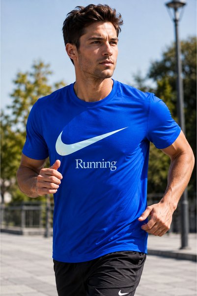 Nike Dri-fıt T-shirts Erkek Koşu Tişörtü